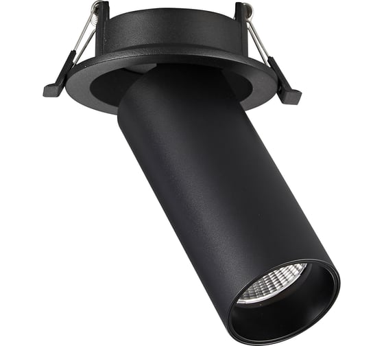 Светильник встраиваемый ST LUCE черный LED 1*7W 3000K 560Lm Ra>90 60 IP20 D95xH156 220-240VV ST759.438.07