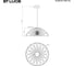Светильник подвесной ST-Luce Черный/Черный LED 1х20W 3000K ST luce SL6016.403.01 8
