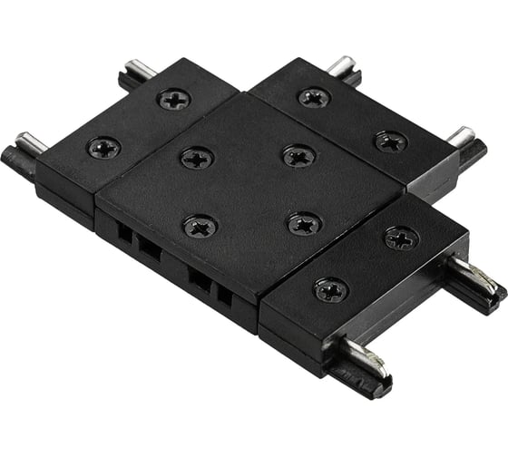 Коннектор iSVET для магнитного шинопровода MGN-CONN,Т-образный соединитель шина, черный MGN-CONN-3-4 1