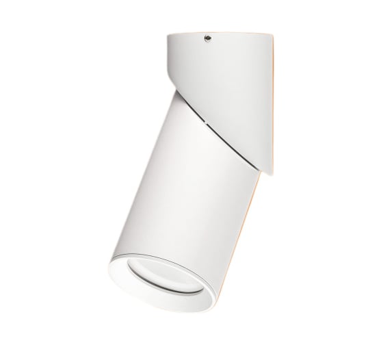 Поворотный спот светильник iSVET для лампы GU10 MR16, потолочный, настенный бра MRL-102 белый MRL-102-1-4