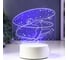 Светильник RISALUX "Гимнастка" LED RGB от сети 9,5х14х16 см 5074792 1