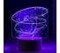 Светильник RISALUX "Гимнастка" LED RGB от сети 9,5х14х16 см 5074792 5