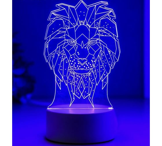 Светильник RISALUX "Лев" LED RGB от сети 4814594