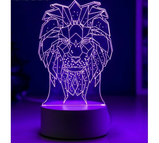 Светильник RISALUX "Лев" LED RGB от сети 4814594
