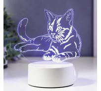 Светильник RISALUX "Кошечка" LED RGB от сети 4814571