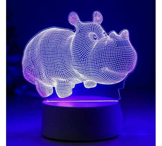 Светильник RISALUX "Бегемот" LED RGB от сети 4814570