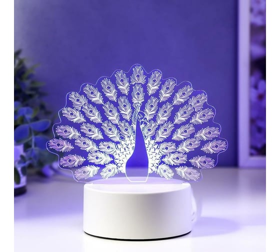 Светильник RISALUX "Павлин" LED RGB от сети 4814580