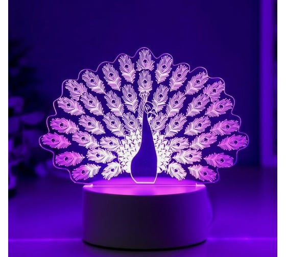 Светильник RISALUX "Павлин" LED RGB от сети 4814580