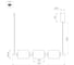 Светильник Arlight SP-CARAMELA-HANG-L720-12W Warm2700, IP20, натуральный шелк, 1шт 056885 4