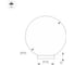 Светильник Arlight SP-SILKA-TAB-R350-11W Warm2700, IP20, натуральный шелк, 1шт 056889 5