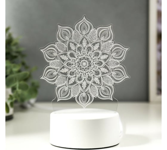 Светильник RISALUX "Сандала" LED RGB от сети 9,5х12,5х17 см 5074810