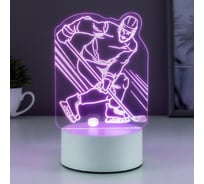 Светильник RISALUX "Хоккеист" LED RGB от сети 9,5х10,5х17 см 5074782