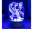 Светильник RISALUX "Хоккеист" LED RGB от сети 9,5х10,5х17 см 5074782 4