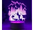 Светильник RISALUX "Туризм" LED RGB от сети 9,5х13х18 см 5074817 5