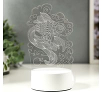 Светильник RISALUX Карась LED RGB от сети 9,5х11х20 см 5074809