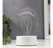 Светильник RISALUX Медуза LED RGB от сети 9,5х10х21,5 см 4297014