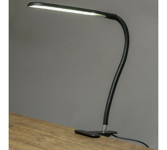 Светильник RISALUX настольный на прищепке Офисный черный 24LED USB 11х7,5х60,5 см 3726741