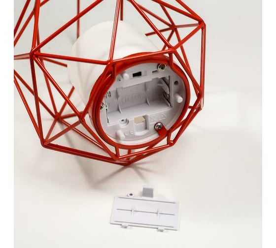Ночник RISALUX "Фонарь лофт" LED от батареек 2хАА МИКС 15х16х17 см 5500496
