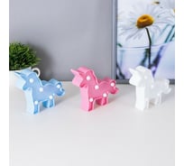 Ночник RISALUX "Единорог" 5 LED батарейки 3xAG13 МИКС 13,5х3х11 см. 4432803