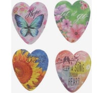 Ночник RISALUX пластик "Цветочное сердце" от 3хLR44 МИКС 7,5х2,8х8,5 см 3737025