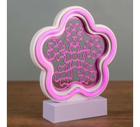 Ночник RISALUX "Цветок" 3AAA диодная лента МИКС 5х17х19,5 см 3752235