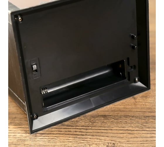 Ночник RISALUX настольный Камин с огнем МИКС 16х12х29 см 4327297