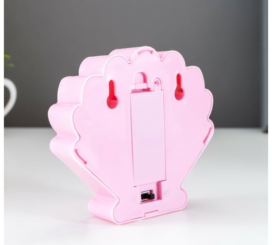 Ночник RISALUX "Ракушка" 5 LED батарейки 3xAG13 МИКС 10х3х9,2 см. 4432802
