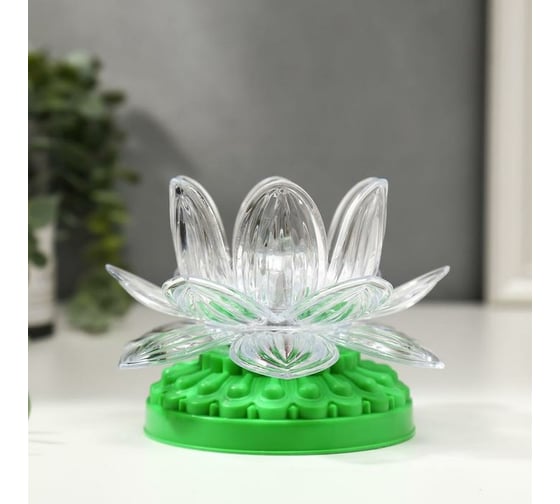 Ночник RISALUX "Лотос" LED от сети МИКС 12х12х11 см 5193484