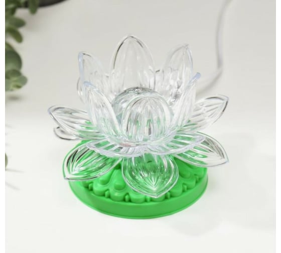 Ночник RISALUX "Лотос" LED от сети МИКС 12х12х11 см 5193484