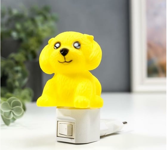 Ночник RISALUX "Собачка" LED МИКС 5,5х9х10 см 5353792