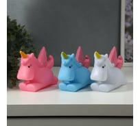 Ночник RISALUX "Единорожка" LED от батареек 3хLR44 МИКС 6,5х14,8х10,5 см 5136262