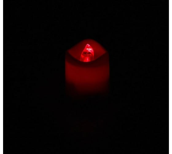 Ночник RISALUX Свеча LED МИКС 4х3,5х3,5 см 1759235