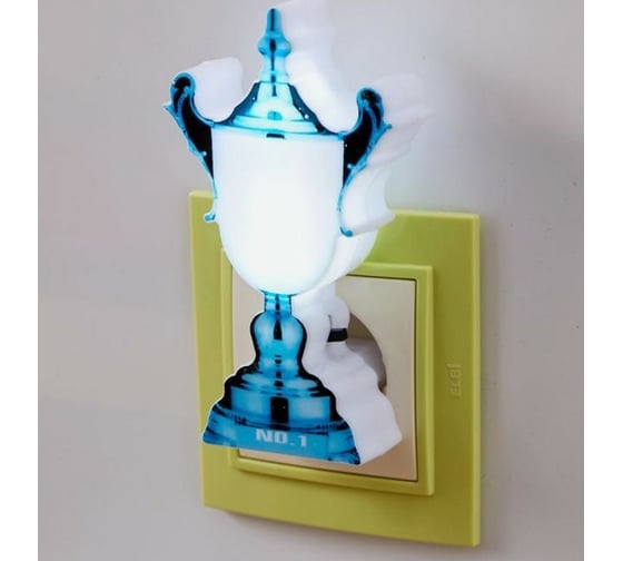 Ночник RISALUX Кубок LED от сети МИКС 4х7х11,7 см 5091643