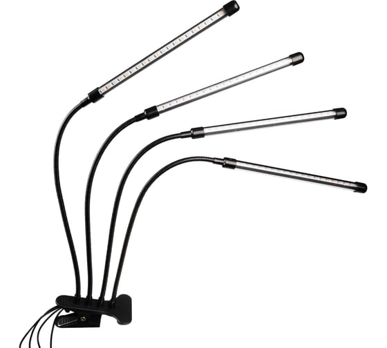 Светильник светодиодный ФАZА КРИСТАЛЛ CTL2-USB-bl Agro 4х10Вт IP40 для растений спектр 4 плафона на 5068810