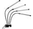 Светильник светодиодный КРИСТАЛЛ CTL2-USB-bl Agro ФАZА 4х10Вт IP40 для растений спектр 4 плафона на прищепке пульт на шнуре красн./син. 5068810 1