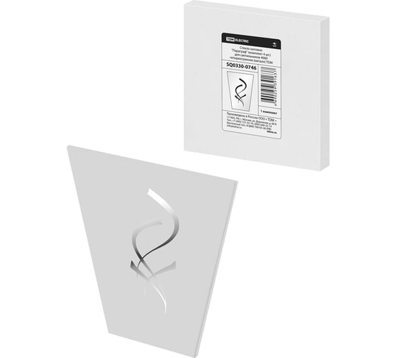 Стекло матовое TDM ELECTRIC Параграф для светильников 4060 четырехгранник, металл, комплект 4 штуки SQ0330-0746