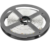 Лента светодиодная GTV FLASH 2835, 600 LED, 24V, IP20, 78W, 10MM, 5M, 2 провода, цвет теплый белый LD-2835-24V-600-20-CB