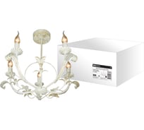 Люстра TDM ELECTRIC НСБ-04-02-5х40 Медея, белый с золотом, 5х40Вт, E14 SQ0370-0028