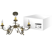 Люстра TDM ELECTRIC НСБ-04-01-5х40 Регина, черный с золотом, 5х40Вт, E14 SQ0370-0022