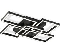 Светильник светодиодный потолочный Ambrella Light /4+1 BK черный 90W 3000K-6400K 710х490х95 (ПДУ ИК) FA1012