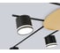 Светильник потолочный Ambrella Light /8 BK/GD черный/золото GX53/8 max 12W 870х870х95 FL51760 5