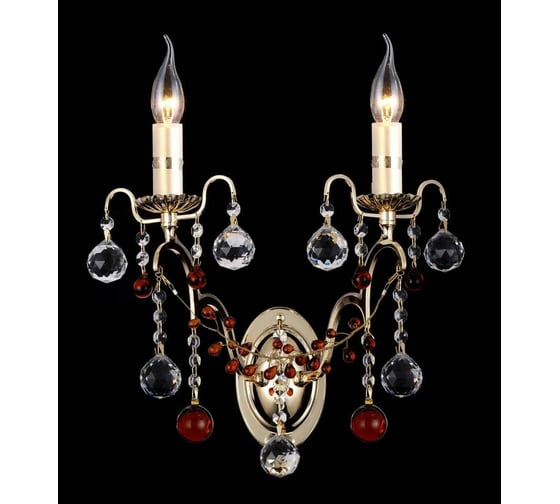 Бра Crystal Lux Fruta AP2 Gold