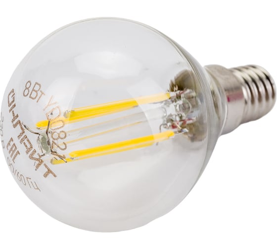 Лампа ОНЛАЙТ OLL-F-G45-08-230-4K-E14 80887