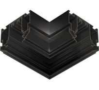 Коннектор угловой 90 Ambrella Light для шинопровода в натяжной потолок системы крепления гарпун Magnetic SMART 220V 25mm BK черный 90х90 GL1049