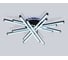 Светильник светодиодный потолочный Ambrella Light BK 119W черный 3000K-6400K+RGB 800х800х165 (ПДУ ИК) FL6276 3