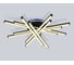 Светильник светодиодный потолочный Ambrella Light BK 119W черный 3000K-6400K+RGB 800х800х165 (ПДУ ИК) FL6276 4