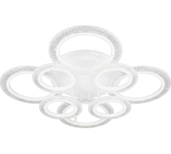 Светильник светодиодный накладной truEnergy с пультом управления 125W 11250Lm ССT (3000-6000K) 710x710мм IP20 белый 11191