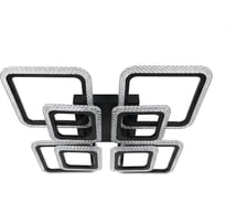 Светильник светодиодный накладной truEnergy с пультом управления 156W 10920Lm ССT (3000-6000K) 590х590мм IP20 черный 11187