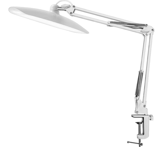 Настольная бестеневая лампа truEnergy для маникюра 24W 2600Lm ССT (4000-6000K) на струбцине белый 32000