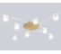Светильник потолочный Ambrella Light /8 WH/GD белый/золото GX53/8 max 12W 870х870х95 FL51759 2